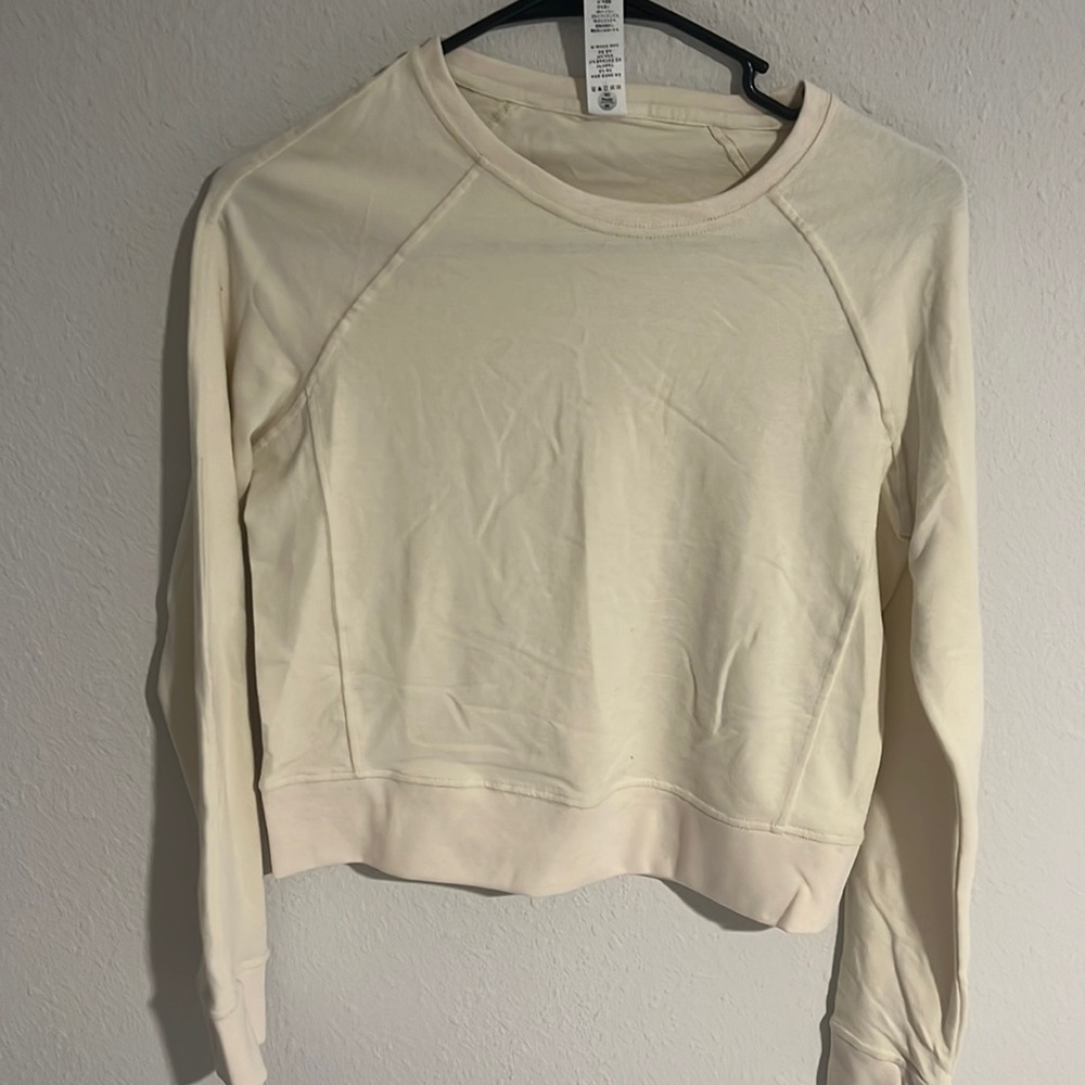 Lululemon knockoff  cream sweatshirt